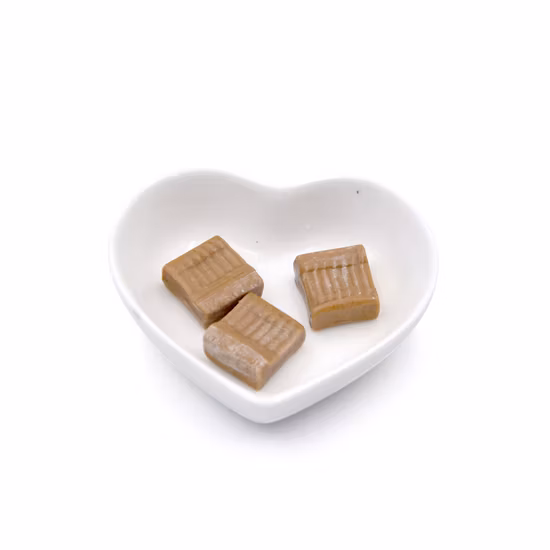 Factory Wholesale 8g Sweet Chocolate Taro Wheat Flavor Chewy Soft Toffee Candy