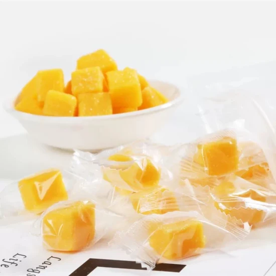 Мармеладные конфеты из манго, желейные мягкие конфеты, конфеты из манго от поставщика из Китая