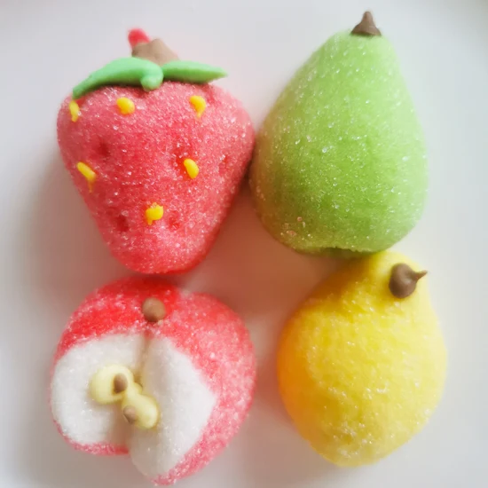 Халяльные сладкие конфеты заводская цена оптовая продажа фруктовые мягкие игрушки конфеты мармеладные конфеты