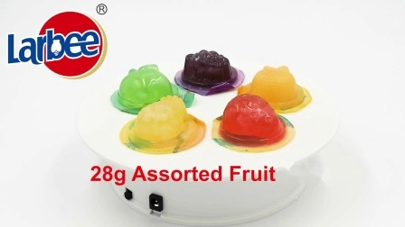 Рекламные 28г игрушечные конфеты фруктовые желеобразные коровьи банки для детей