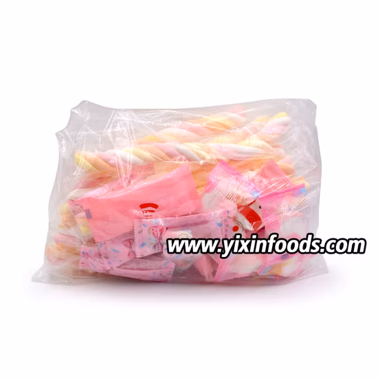 Зефир различных форм в индивидуальной упаковке, оптовая упаковка